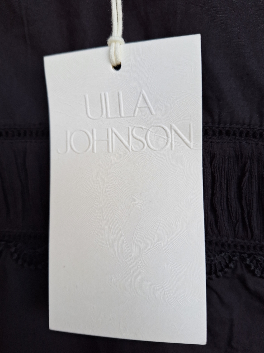 Ulla Johnson Black Diyana Tunic Noir Size O, 12 Available - Picture 8 of 9